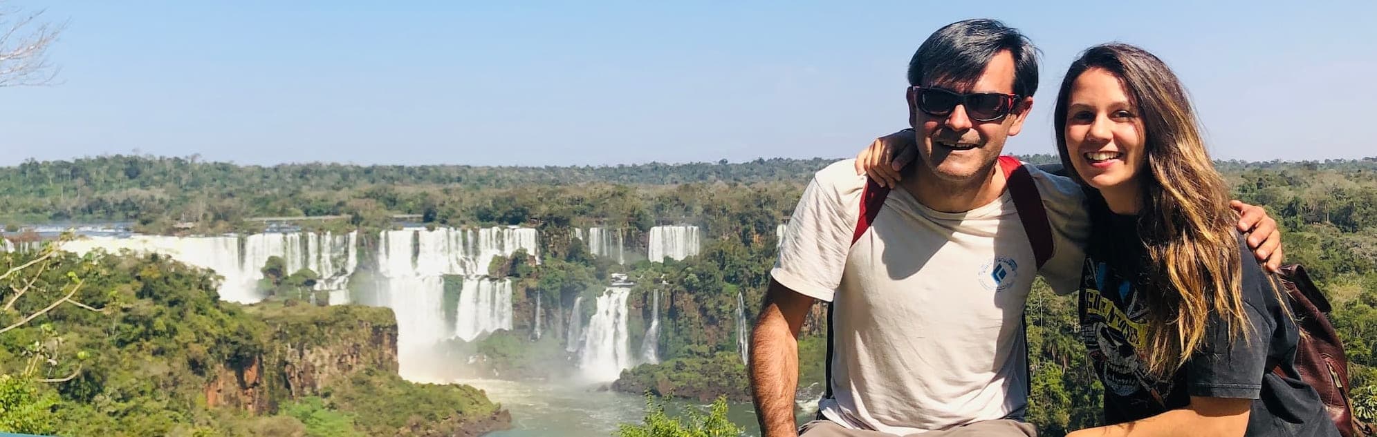 Mirador de las Cataratas del Iguzú, desde el lado brasileño.
